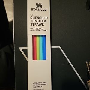 NEW--Stanley 4pk 30 oz Quencher Tumbler Straws Summer Multicolored